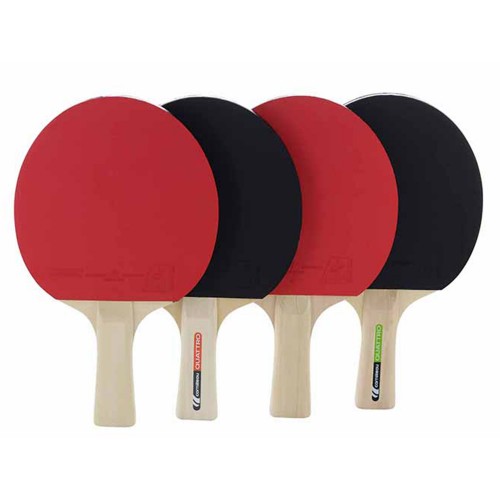 Games - Ping Pong Set Sport Pack Four 1 * Ittf (4 Rackets & 4 Balls)