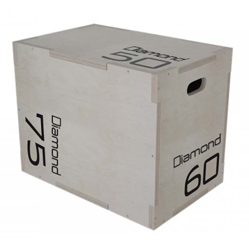 Plyometric platforms - Plyometric Plyo Box Natural Wood For Fitness And Pilates