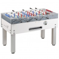 Professional Maracanà White Football Table Football Table Football Table. Retractable Rods And Coin Acceptor