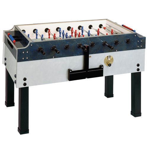 Outdoor football table - Table Football Table With Coin Acceptor Olympic Outdoor Retractable Rods