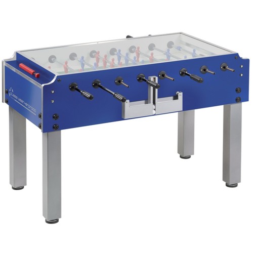 Table Football - Class Weatherproof Foosball Table With Outgoing Rods And Glass