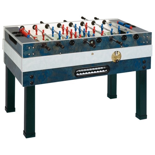 Table Football - Table Football Table With Deluxe Outdoor Coin Acceptors. Retractable Rods