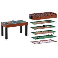 12 In 1 Multigame Table Football Table Billiards Ping Pong Hockey Bowling Retractable Rods