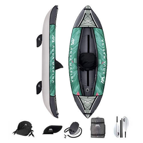 Canoes and Sup - Laxo 285 1-person Inflatable Kayak Canoe