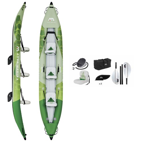 Canoes and Sup - Canoe Kayak Inflatable 3 Places Betta-475