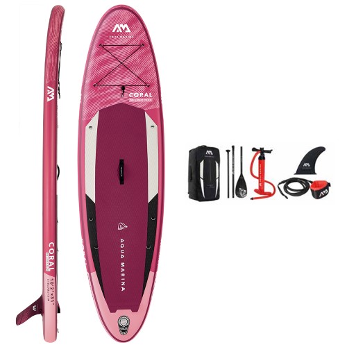 Canoes and Sup - Inflatable Sup Board Coral 10'2''