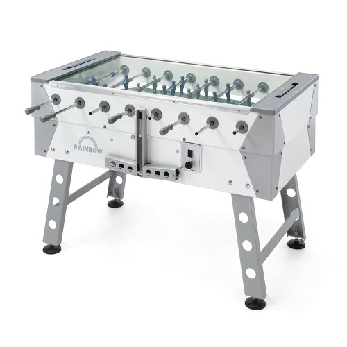 Outdoor football table - Table Football Rainbow Foosball + Glass Rods Passing Through Professional Table Football