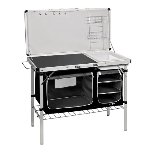 Camping - Drive In Black Kitchen Cabinet