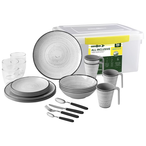 Tableware set - Tivoli All Inclusive Melamine Dinnerware Set 36pcs