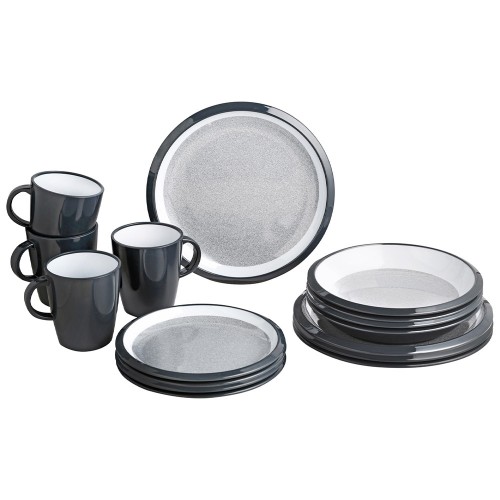 Tableware set - Melamine Dinnerware Set Lunch Box Granyte 16pcs