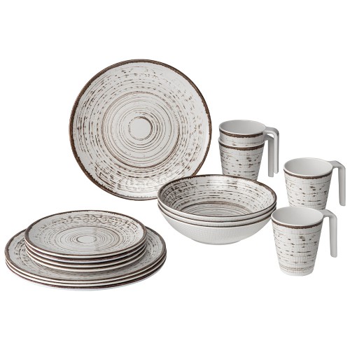 Tableware set - Melamine Dinnerware Set Lunch Box Kassandra 16pcs