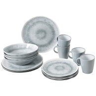 Melamine Dinnerware Set Lunch Box Pearl 16pcs