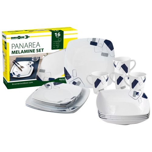 Tableware set - Panarea Melamine Crockery Set 16 Pieces