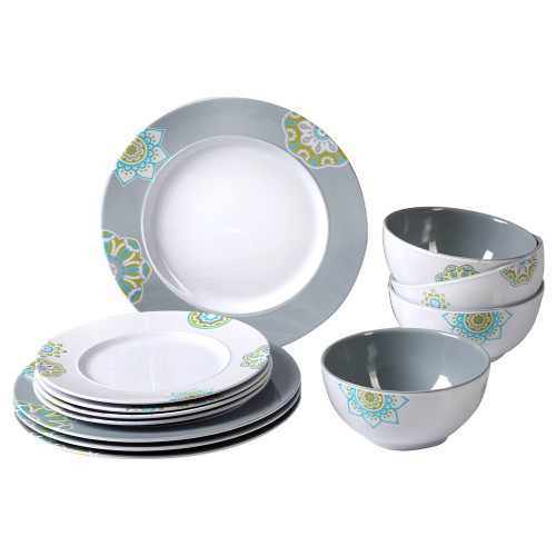 Tableware set - Sandhya Midday Melamine Crockery Set 12pcs