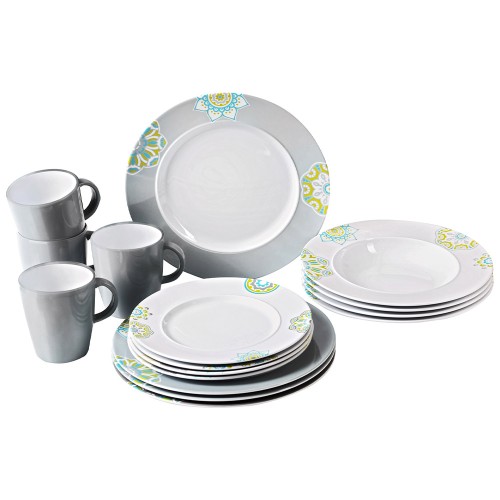 Tableware set - Melamine Dinnerware Set Dinner Service Sandhya 16pcs