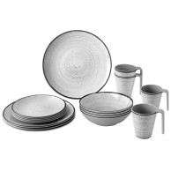 Lunch Box Tivoli Melamine Dinnerware Set 16pcs