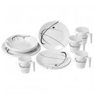 Melamine Dinnerware Set Serenade 16 Pieces