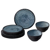 Midday Venetian 12pc Melamine Dinnerware Set
