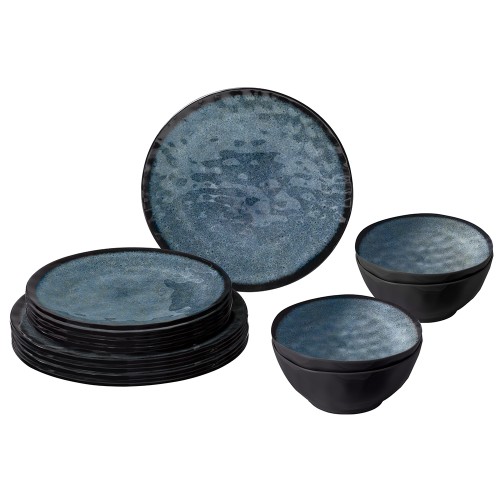 Kitchen items - Midday Venetian 12pc Melamine Dinnerware Set