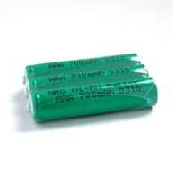 Kit Of 3 Aaa 1.2 V 700 Ma Batteries For Electrostimulator
