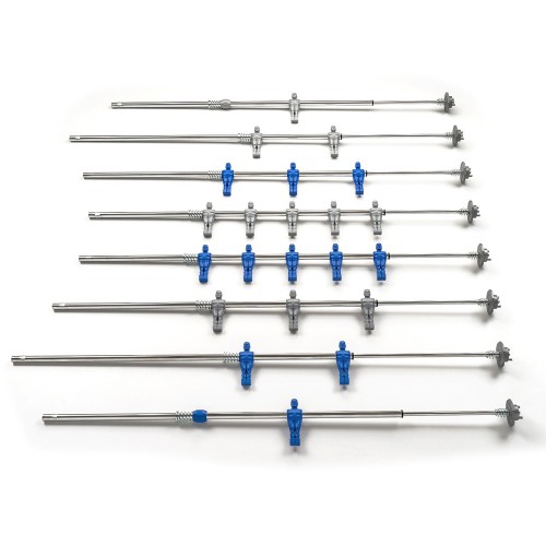Football table spare parts - Complete Set Of Telescopic Rods For External Football Tables 