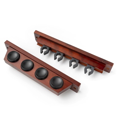 Billiards - Z2 4-seater Wooden Pool Billiards Cue Rack