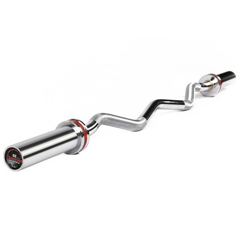 Barbells - Ez Olympic Curl Chrome Barbell 120cm With Bushings