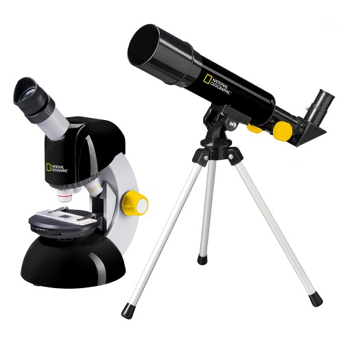 Telescopios Prismáticos y Microscopios - Conjunto Telescopio + Microscopio
