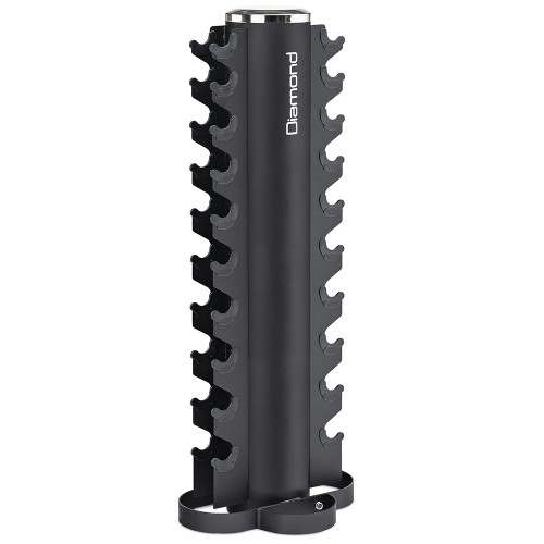 Weights Rack and Dumbbells - Vertical Dumbbell Rack 10 Pairs Of Dumbbells 50 X 42 X 126 Cm