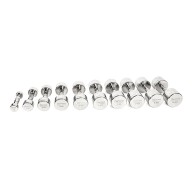 Set 10 Pairs Chrome Dumbbells 1-10 Kg