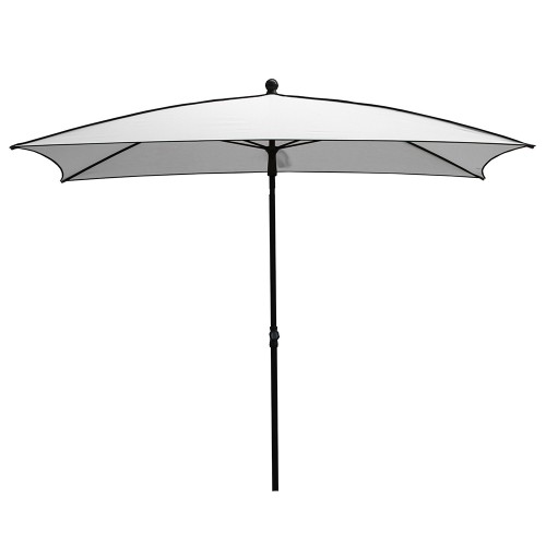 Outdoor umbrellas - Border Garden Umbrella In Dralon 210x130cm Central Pole 27/30mm