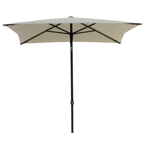 Outdoor umbrellas - Trendy Garden Umbrella In Polyma 200x200cm Central Pole 38/35mm
