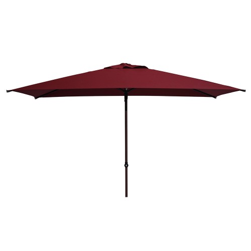 Outdoor umbrellas - Trend Wood Garden Umbrella In Texma 300x200cm Central Pole 38/35mm