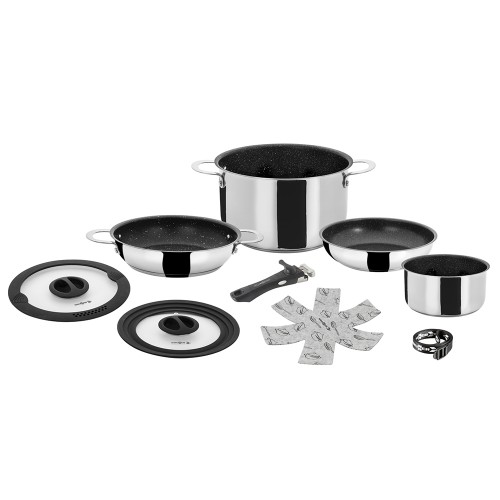 Kitchen items - Set Of Pots Academy Ng 7+1 Ø 22cm