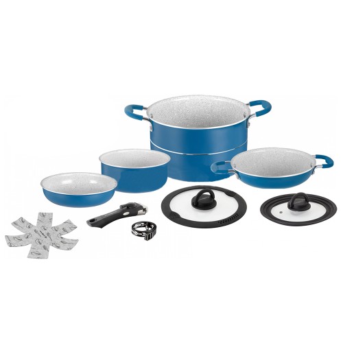 Kitchen items - Set Of Pots Carezza 7+1 Ø 22 Cm