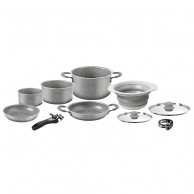 Set Of Pots Gourmet Rock Ng 9+1 Ø 24 Cm