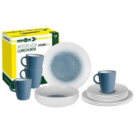 Melamine Dinnerware Set Lunch Box Meteore 16pcs