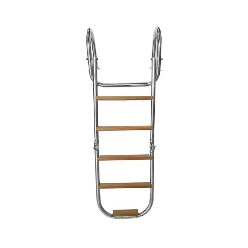 Nautical - Ladder With Drop-down Armrests For Stern Platforms