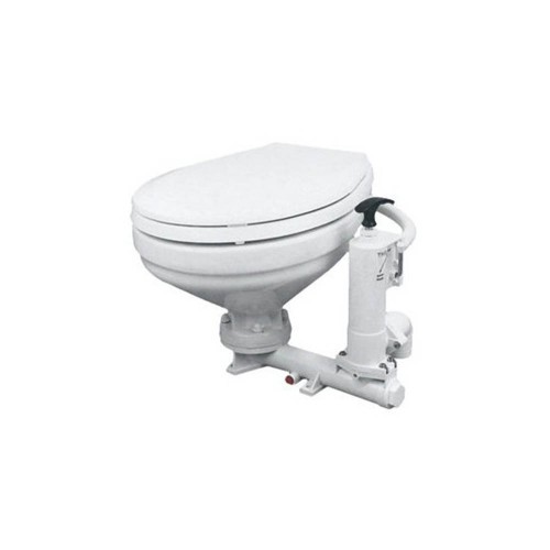 Toilet and chemical toilet - Manual Toilet With Increased Seat