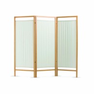 Wooden Screen 3 Cotton Doors 170x192cm