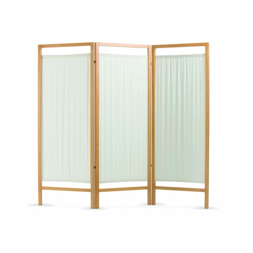 Screens - Wooden Screen 3 Cotton Doors 170x192cm