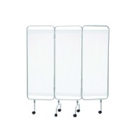 Screen 3 Doors Anodized Aluminum 160x170h With Wheels