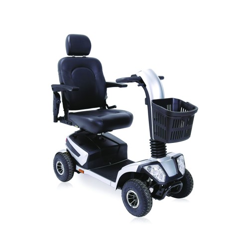 Scooters for the disabled - Electric 4-wheel 220 Electric Scooter For Disabled Elderly With Lights And Basket