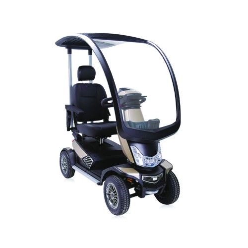 Scooters for the disabled - Electric 4-wheel 260 Scooter For Disabled Elderly With Lights And Basket