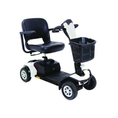 Trottinettes pour handicapés - 210 Scooter électrique 4 Roues Détachable Blanc