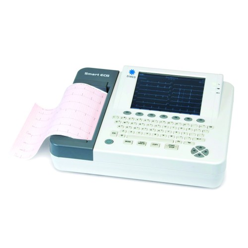 Elettrocardiografi - Elettrocardiografo Ecg 6/12 Canali Pro Interpretativo Se-1200 Touchscreen