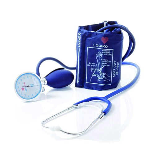 Sphygmomanometers/blood pressure monitors - Large Palmar Aneroid Sphygmomanometer C/phonendoscope
