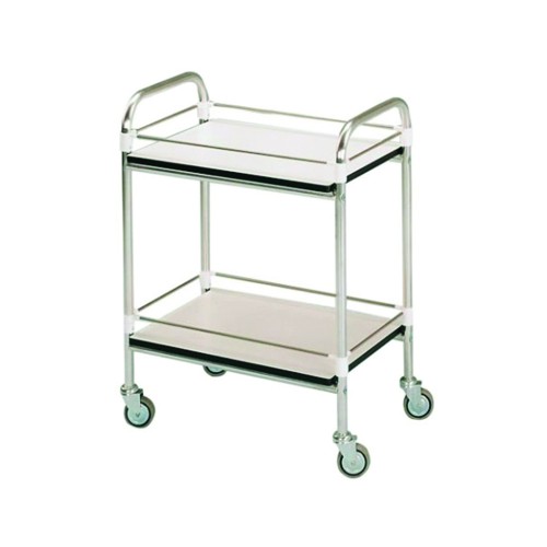 Sanitary trolleys - Service Trolley For Lane 60x40x80h With Railings