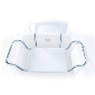 Onda Bath/tub Seat In Moplen And Steel With Backrest