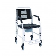 Fixed Onda Toilet And Aluminum Shower Chair